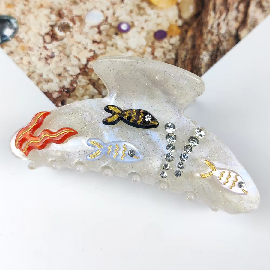 OCEAN INSPIRED ACETATE HAIR CLIPS - STUDIO JO STORE  