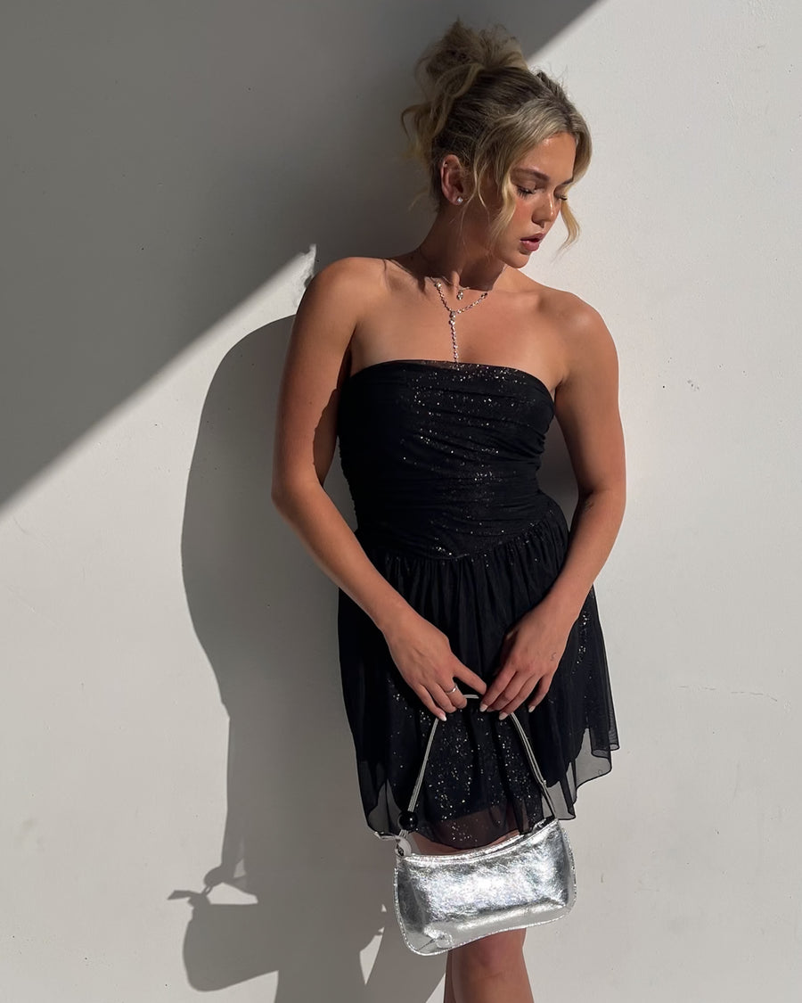 CELESTIAL DROP NECKLACE SILVER - STUDIO JO STORE  