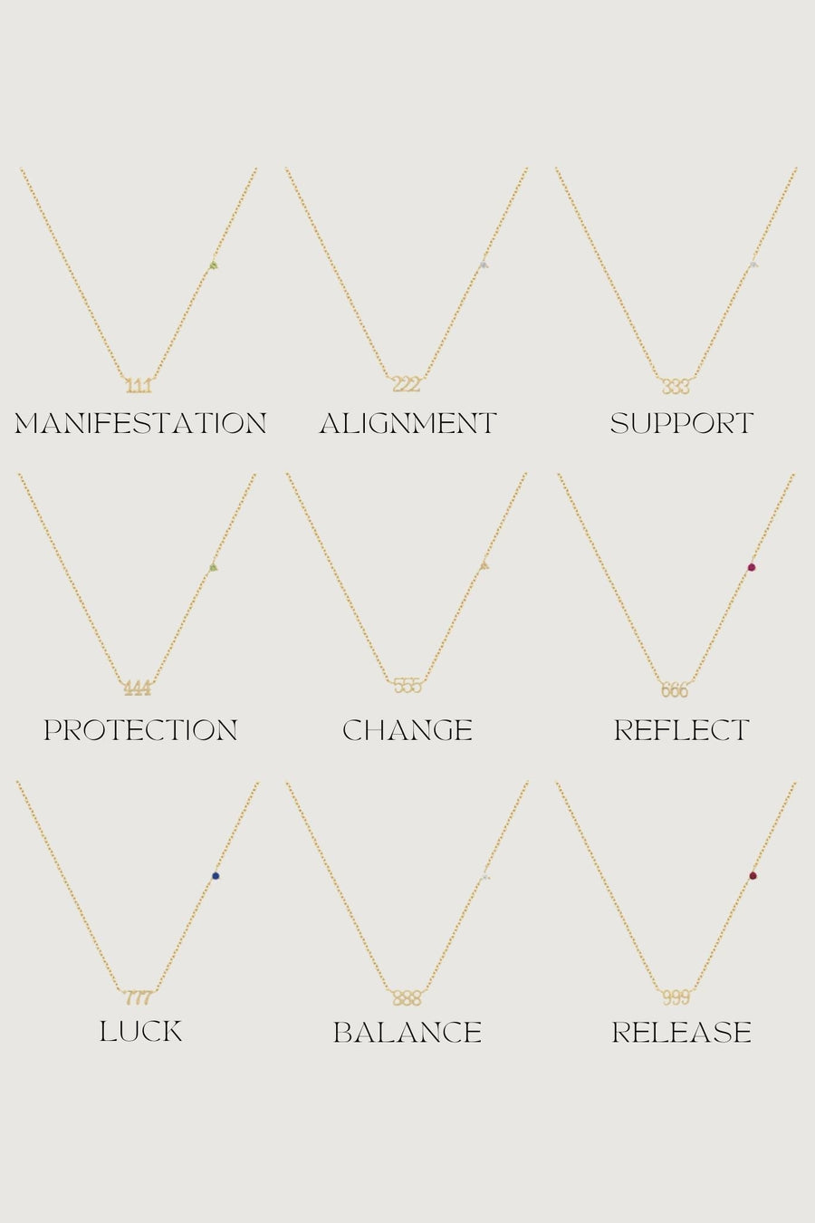 ANGEL NUMBER 666 CHOKER NECKLACE - REFLECT - GOLD - STUDIO JO STORE  