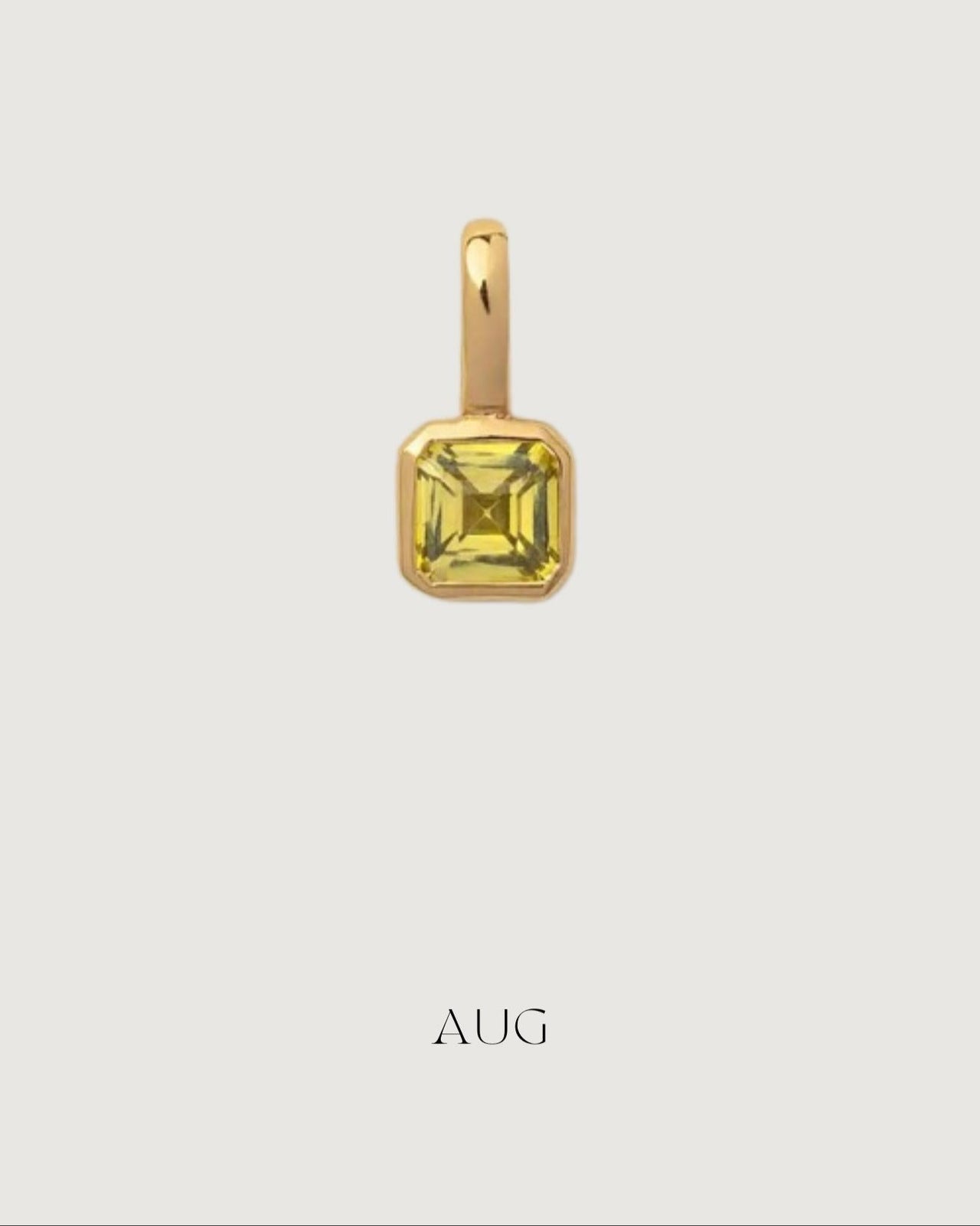 GOLD CHARM BIRTHSTONE MULTI