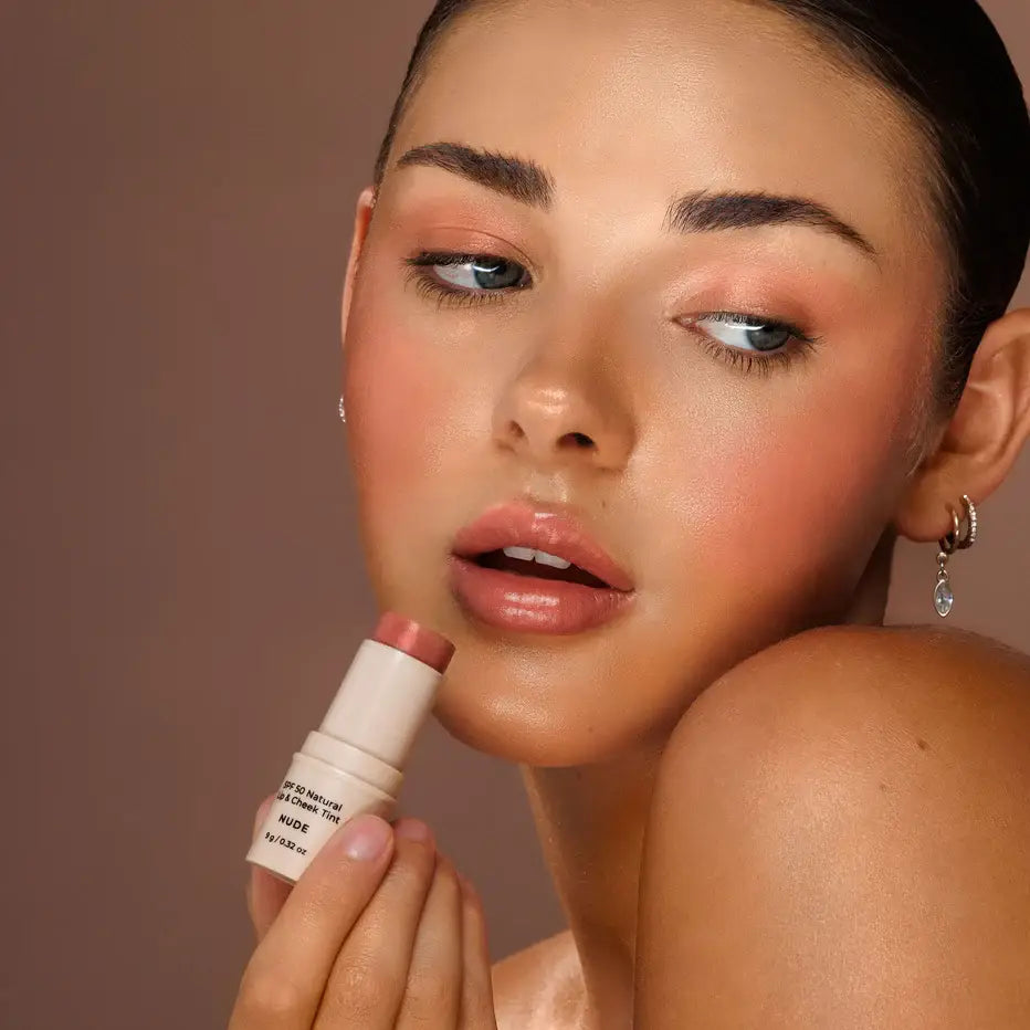 Avocado Zinc - SPF 50 Natural Lip & Cheek Tint: Nude