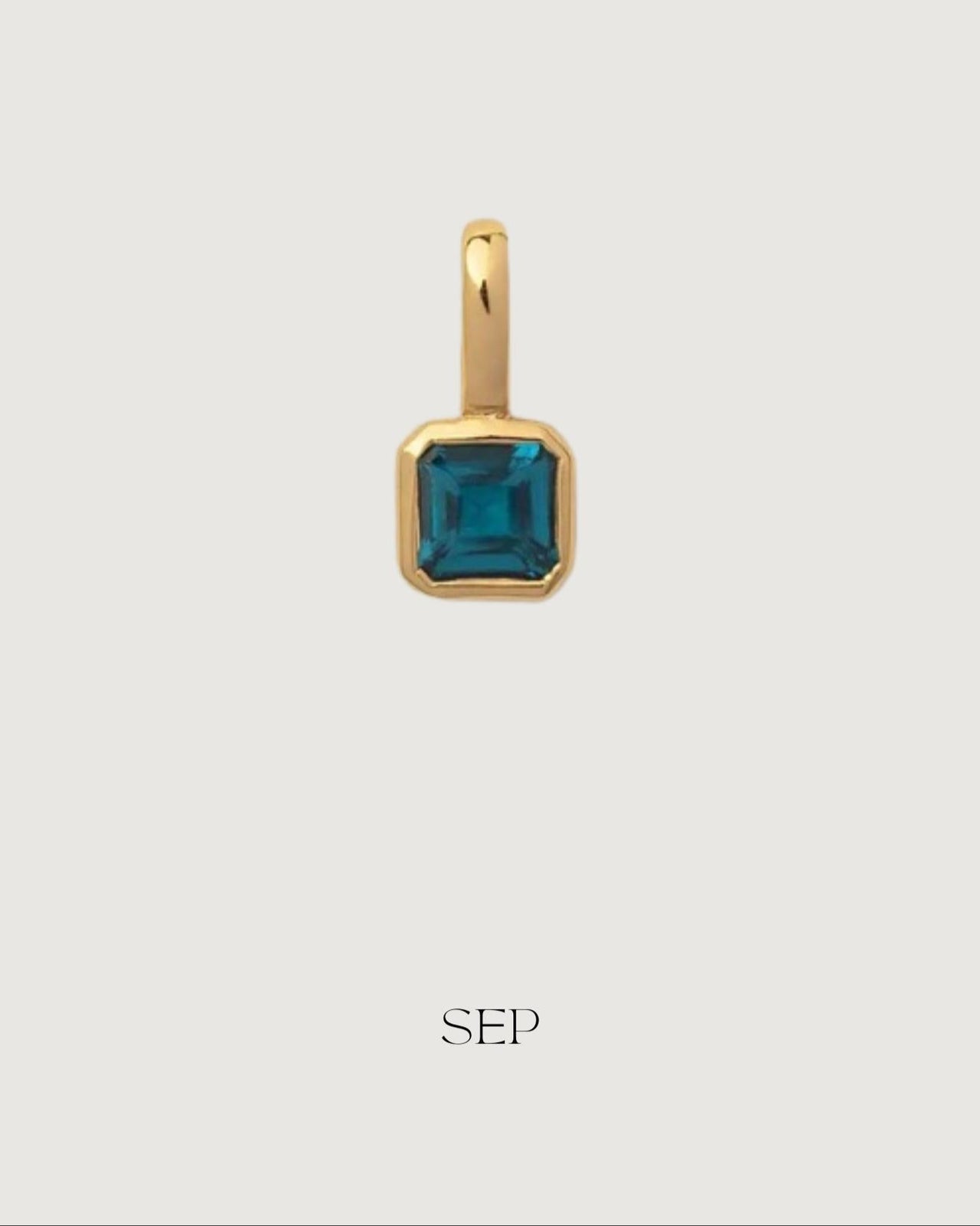 GOLD CHARM BIRTHSTONE MULTI