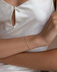Thumbnail for FINE TENNIS BRACELET 18K GOLD - STUDIO JO STORE  