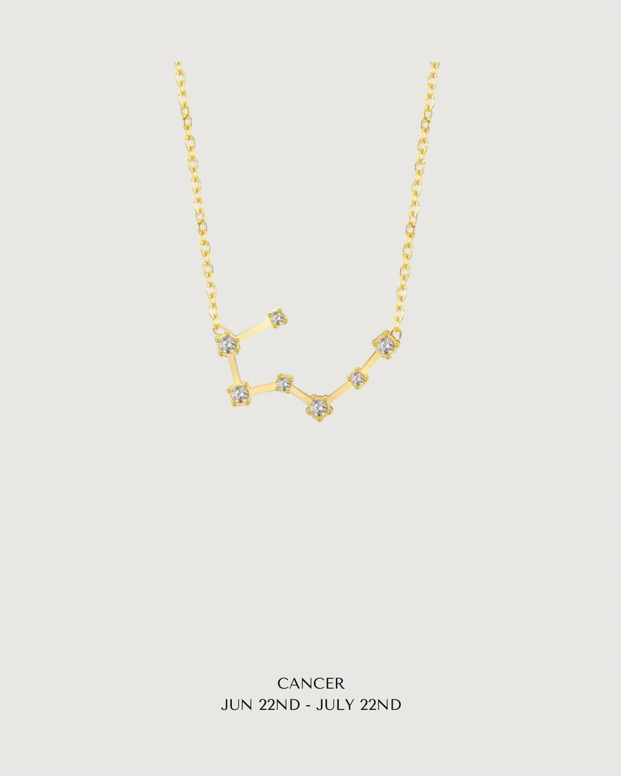 CELESTIAL POWER: GOLD ZODIAC STAR SIGN NECKLACE COLLECTION - STUDIO JO STORE  