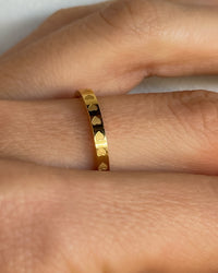 Thumbnail for EMBEDDED HEARTS STACKING RING  18K GOLD PVD - STUDIO JO STORE  