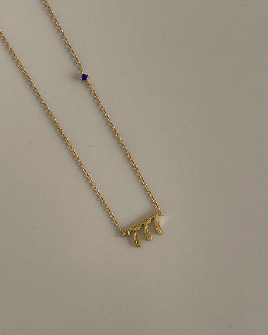 ANGEL NUMBER 777 CHOKER NECKLACE - LUCK - GOLD - STUDIO JO STORE  