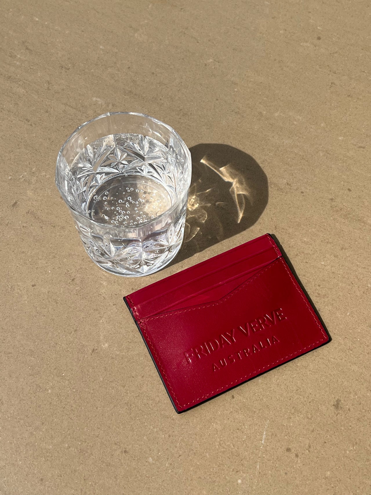 FRIDAY VERVE CARD HOLDER CHERRY - STUDIO JO STORE  