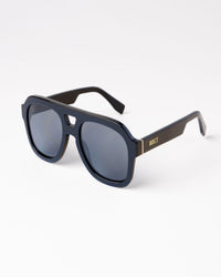 Thumbnail for REECY SUNGLASSES - THE MALONE- CHARCOLA BLACK - STUDIO JO STORE  