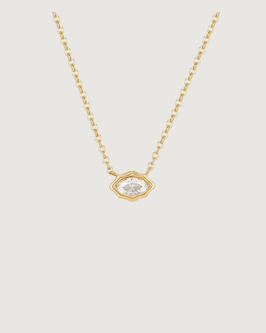CHAKRA DIAMOND NECKLACE GOLD - STUDIO JO STORE  