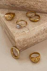 Thumbnail for TWO HEARTS RING GOLD - STUDIO JO STORE  
