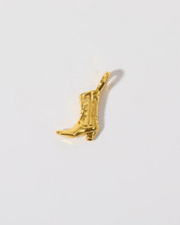 Thumbnail for COWGIRL BOOT CHARM PENDANT 18K GOLD PVC - STUDIO JO STORE  
