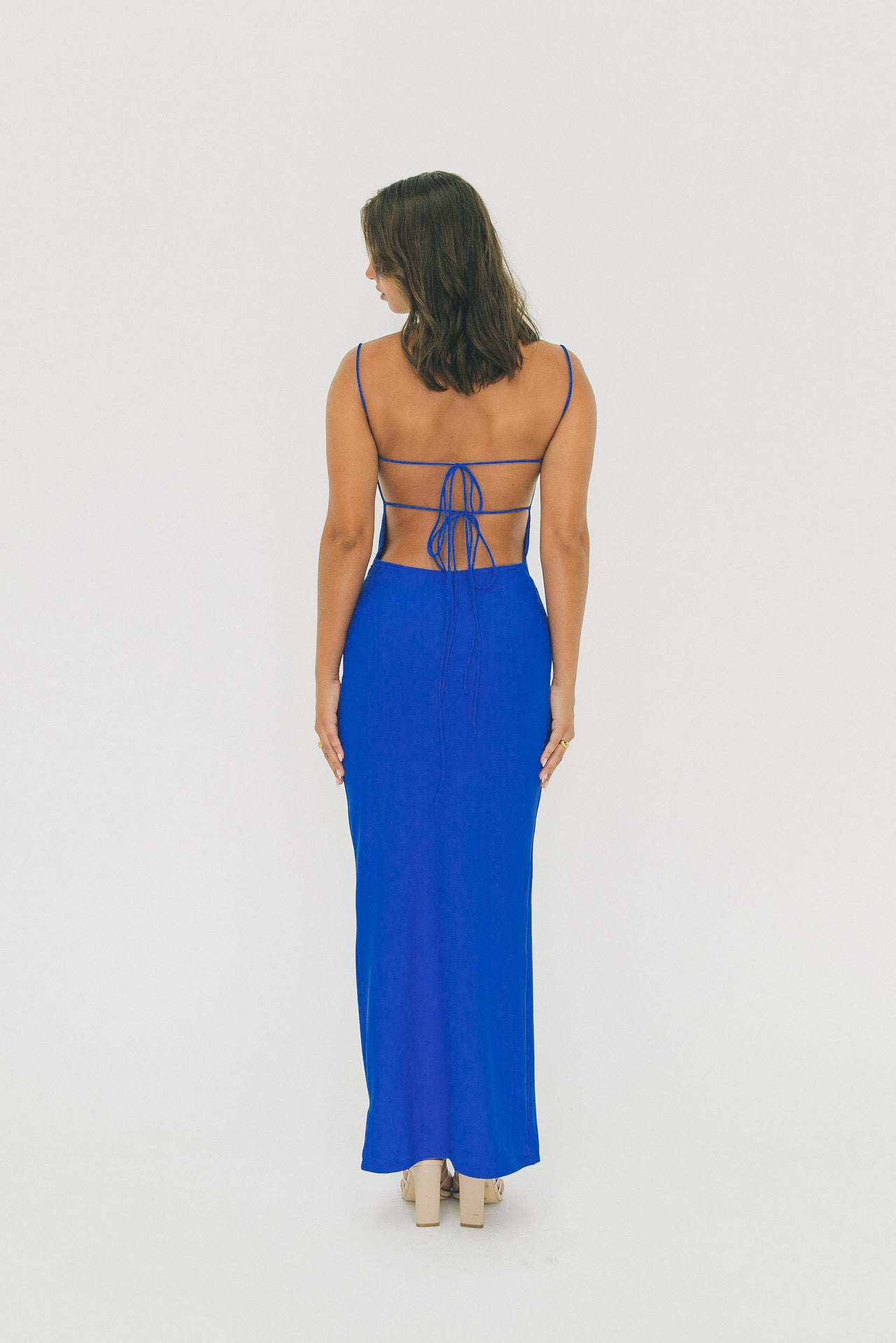 AMAIA THE LABEL - TANAYA DRESS BLUE - STUDIO JO STORE  