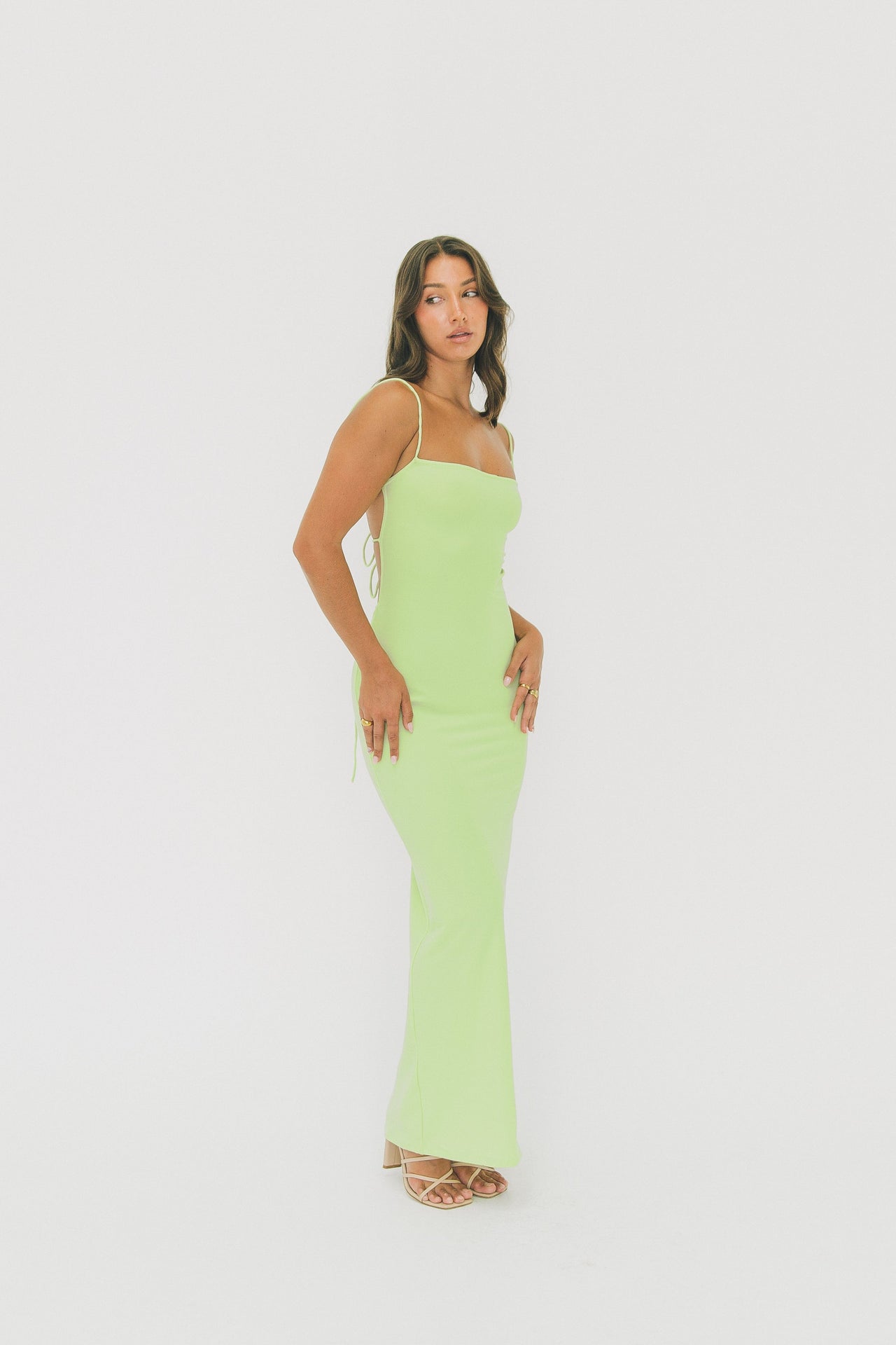 AMAIA THE LABEL - TANAYA DRESS MELON - STUDIO JO STORE  