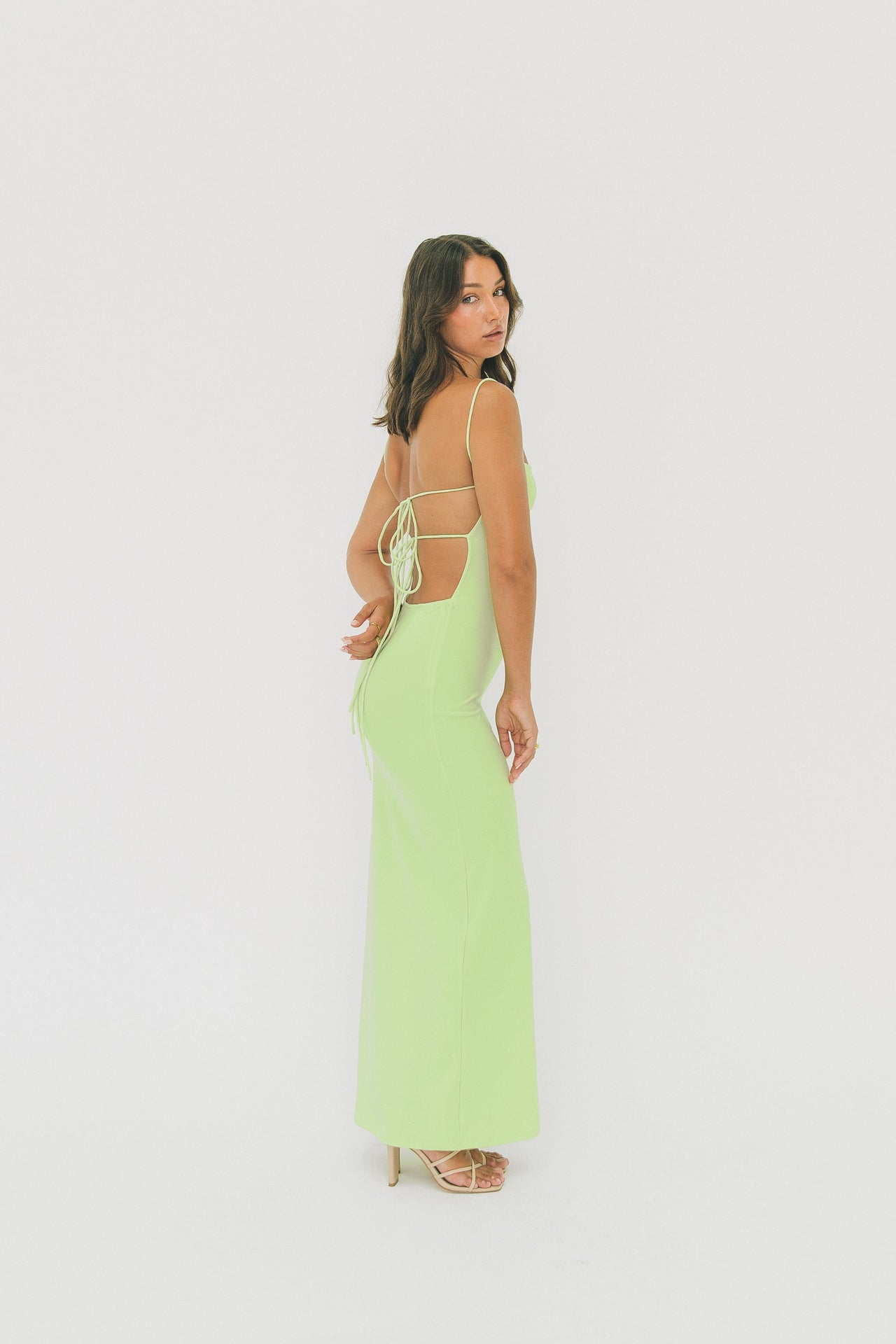AMAIA THE LABEL - TANAYA DRESS MELON - STUDIO JO STORE  