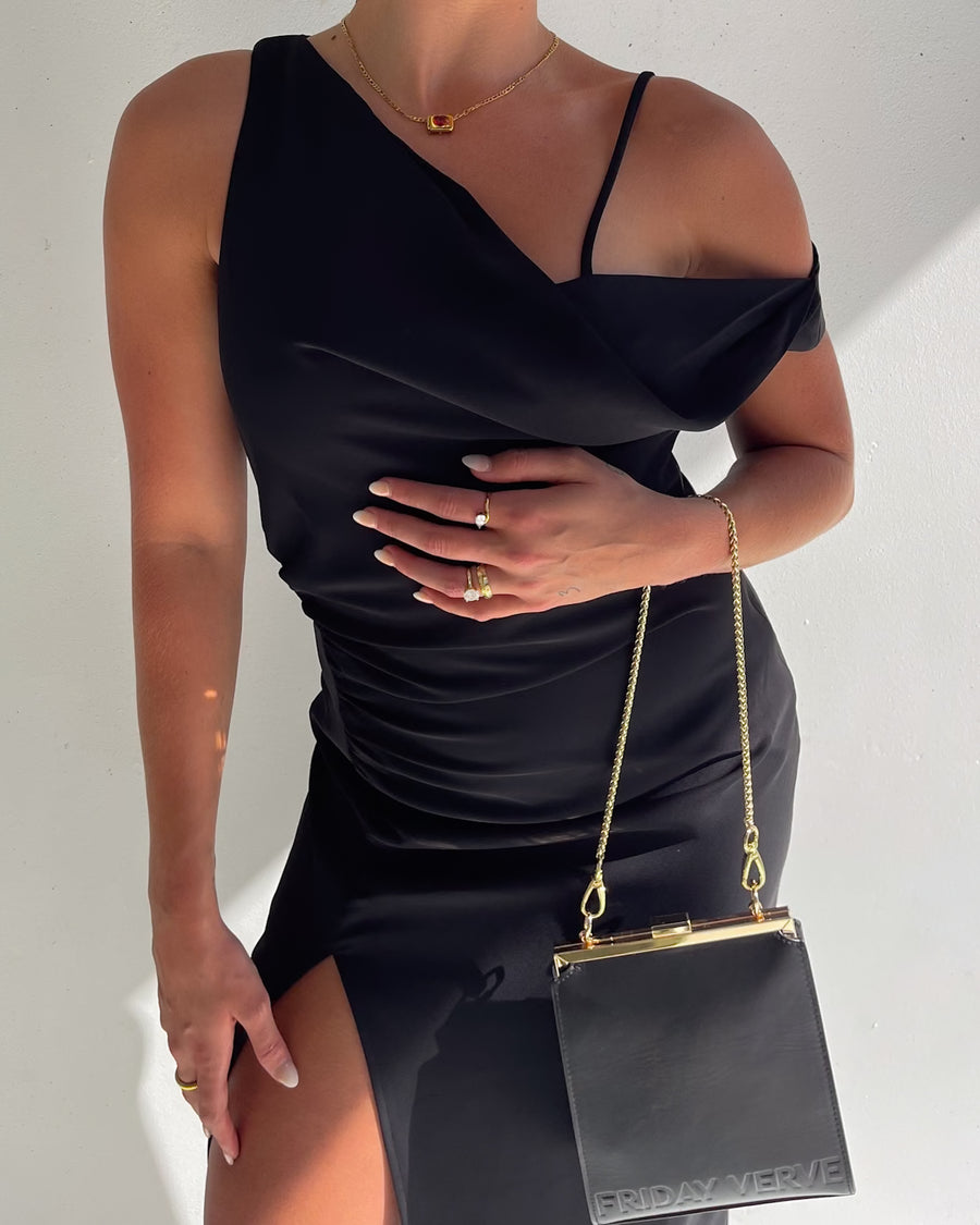 RUBY RED HEART NECKLACE GOLD - STUDIO JO STORE  