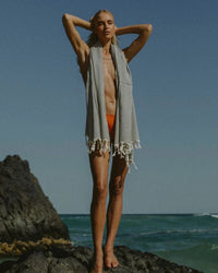 Thumbnail for MAYDE NOOSA TOWEL - BLACK - STUDIO JO STORE  