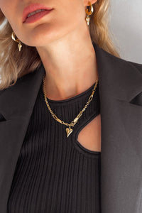Thumbnail for CUPID HEART CHAIN NECKLACE GOLD - STUDIO JO STORE  