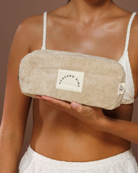 Thumbnail for AVOCADO ZINC - TERRY TOWELLING POUCH BEIGE - STUDIO JO STORE  