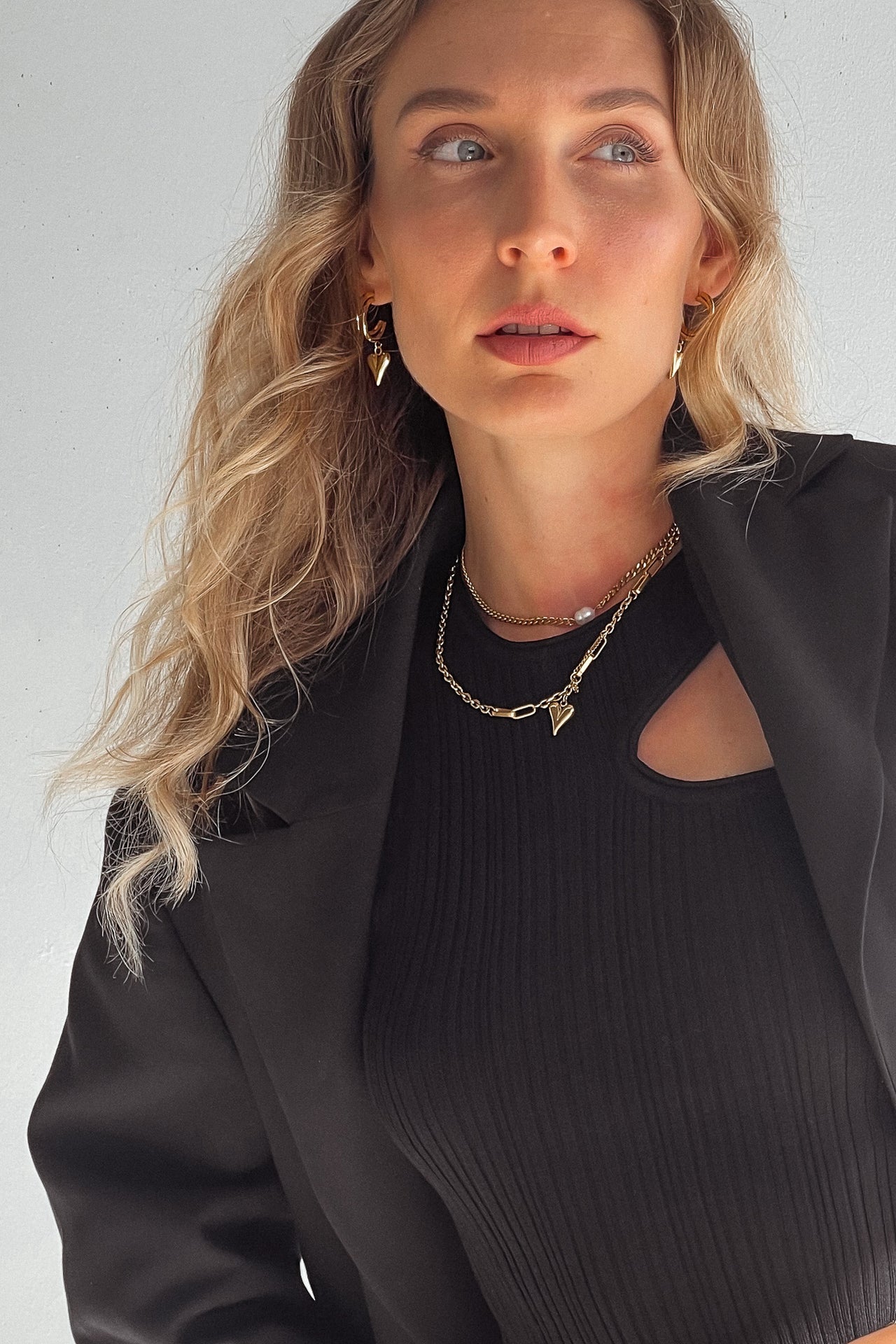 MADELINE PEARL CHAIN CHOKER NECKLACE 18k GOLD PVD - STUDIO JO STORE  