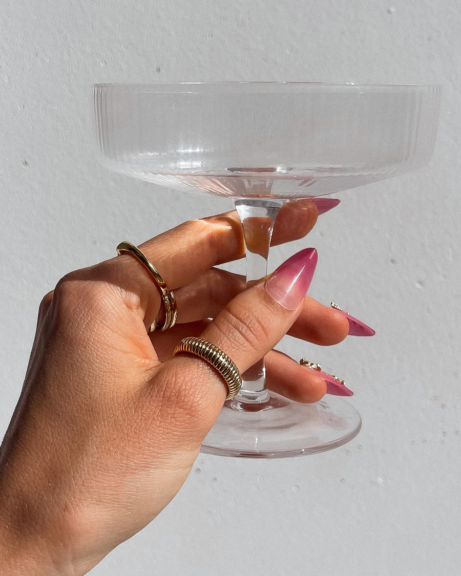 MARLO ORGANIC STACKING RING GOLD - STUDIO JO STORE  