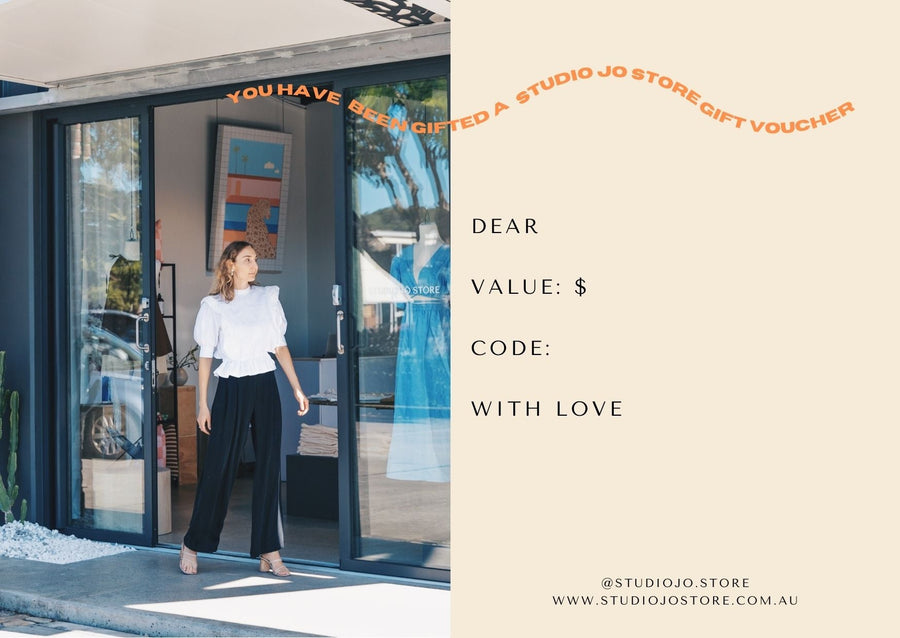 Gift Cards - STUDIO JO STORE  