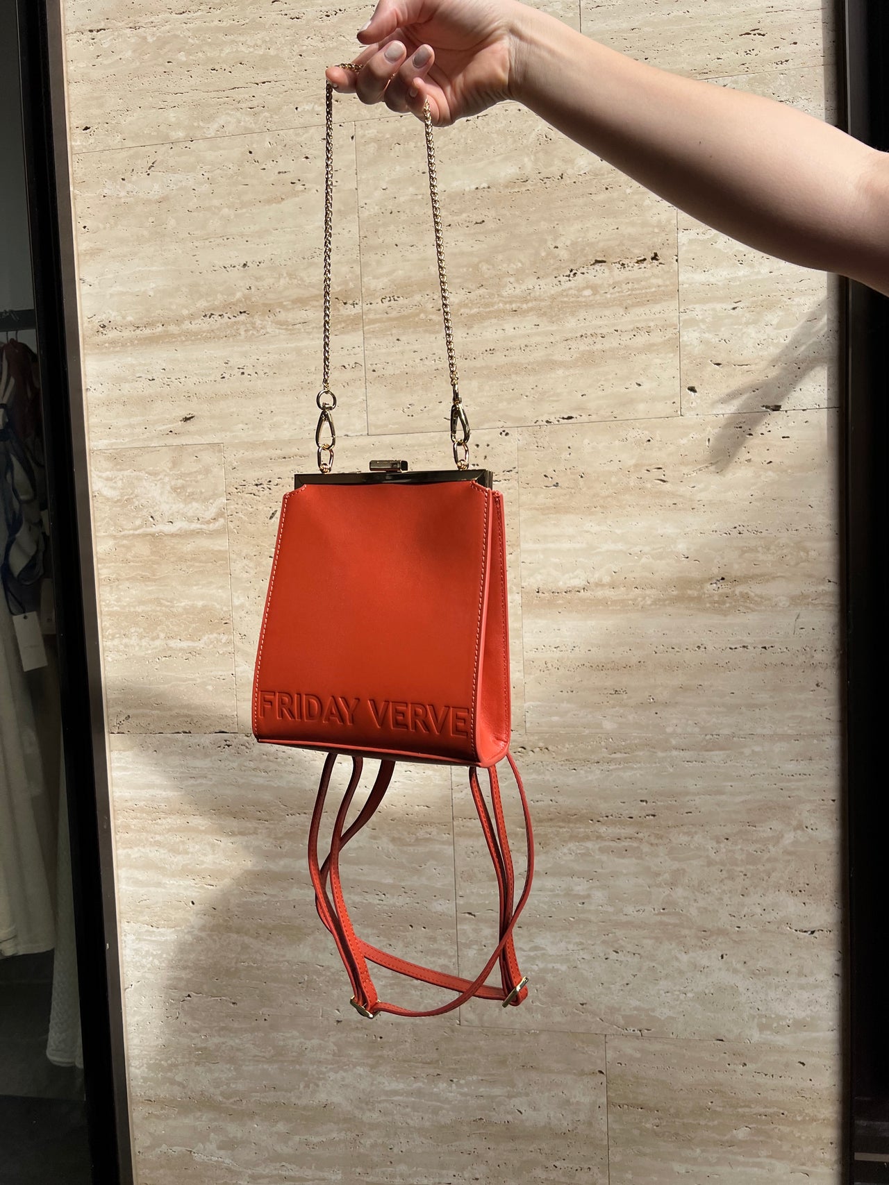 FRIDAY VERVE MIMI MULTIWAY BAG TERRACOTTA - STUDIO JO STORE  