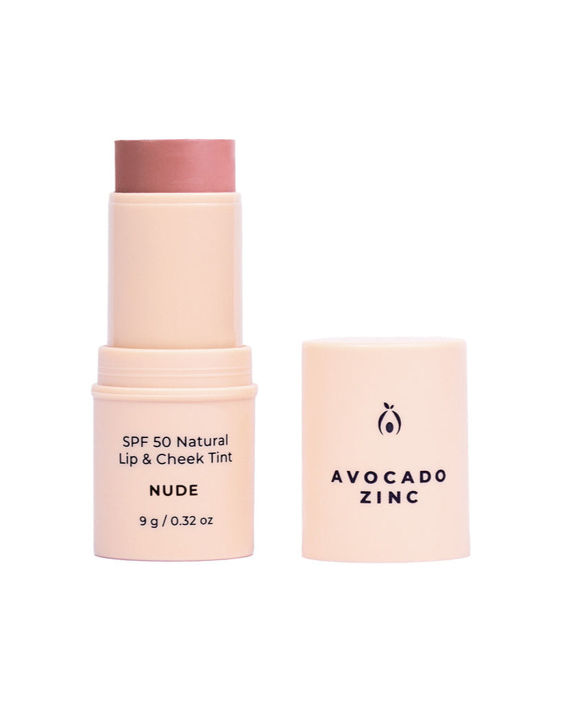 AVOCADO ZINC - SPF 50 NATURAL LIP & CHEEK TINT NUDE - STUDIO JO STORE  