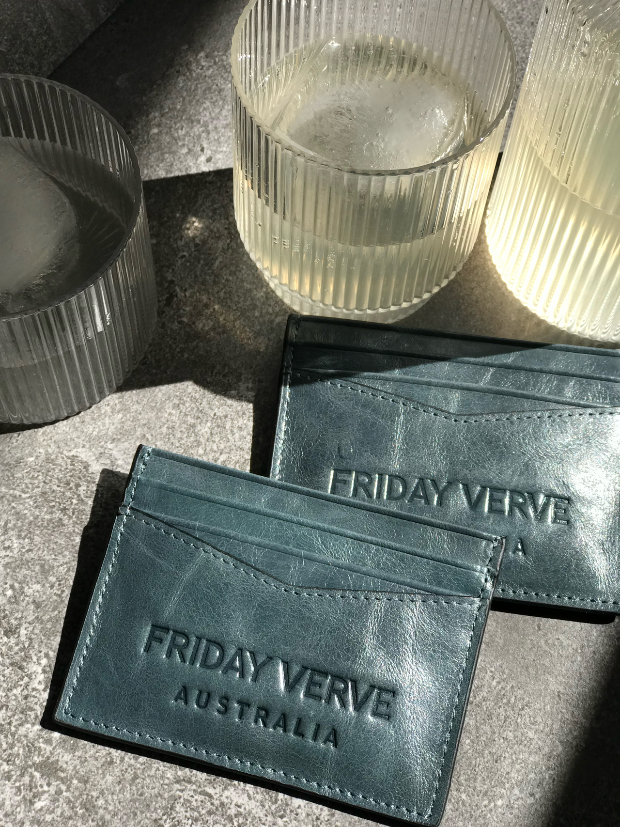 FRIDAY VERVE CARD HOLDER OCEAN - STUDIO JO STORE  