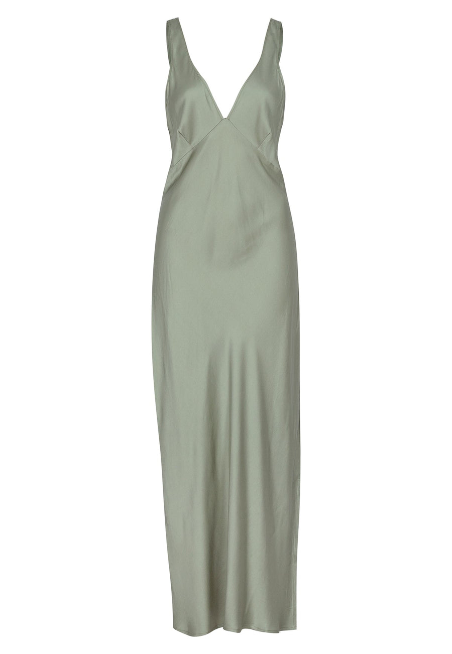 PIPPA RIDLEY - ALESSI DRESS SAGE GREEN - STUDIO JO STORE  