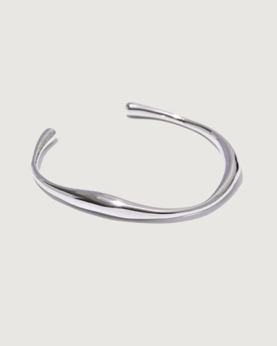 SAMANTHA CUFF BRACELET PLATINUM SILVER - STUDIO JO STORE  