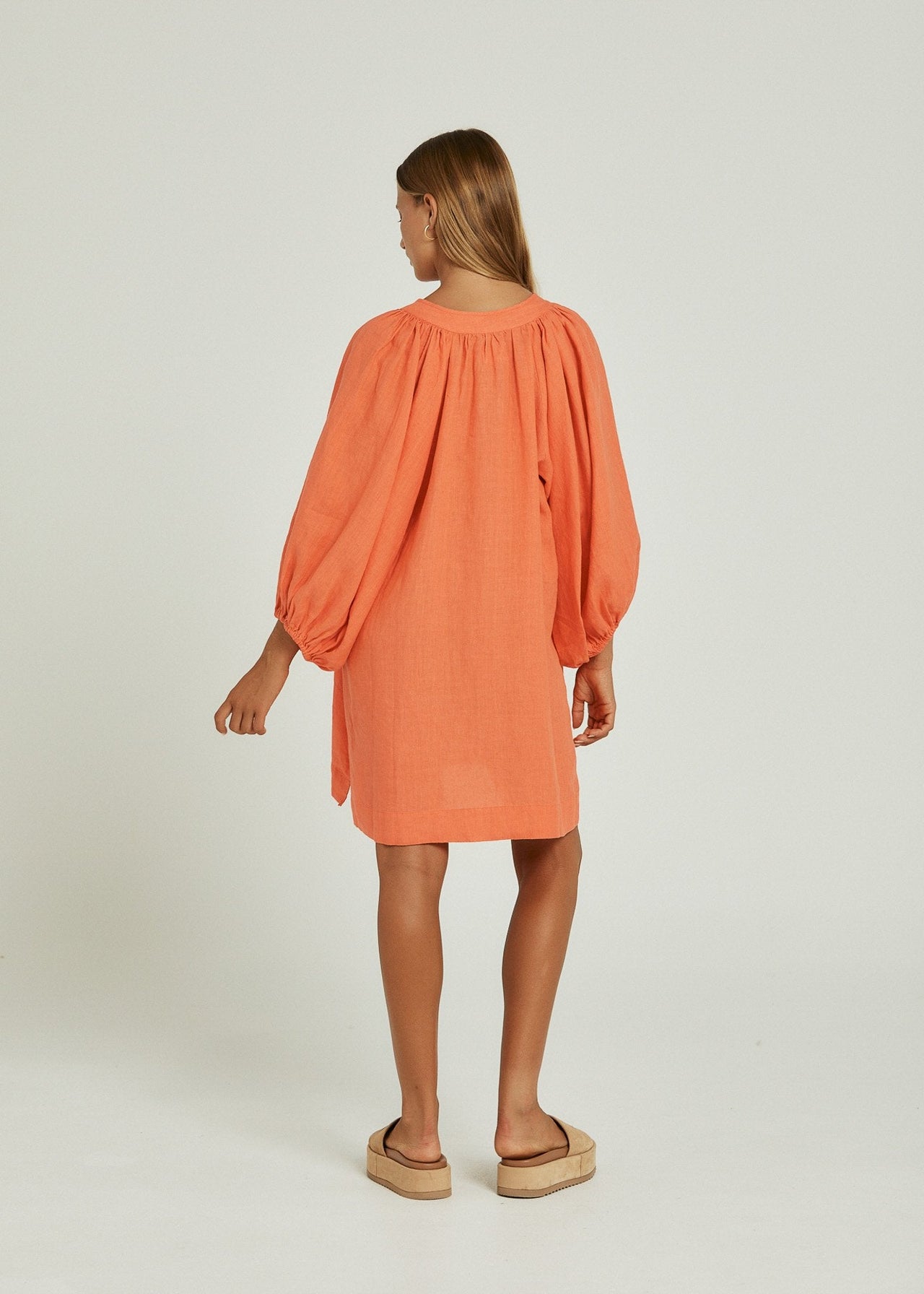 PIPPA RIDLEY SANGRIA DRESS CORAL - STUDIO JO STORE  
