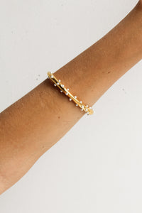 Thumbnail for GOLD PEAL OPEN CUFF BRACELET