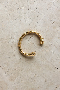 Thumbnail for GOLD TEXTURED CUFF BRACELET