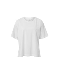 Thumbnail for Stevie Slouchy Split Hem Tee Vanilla - STUDIO JO STORE  