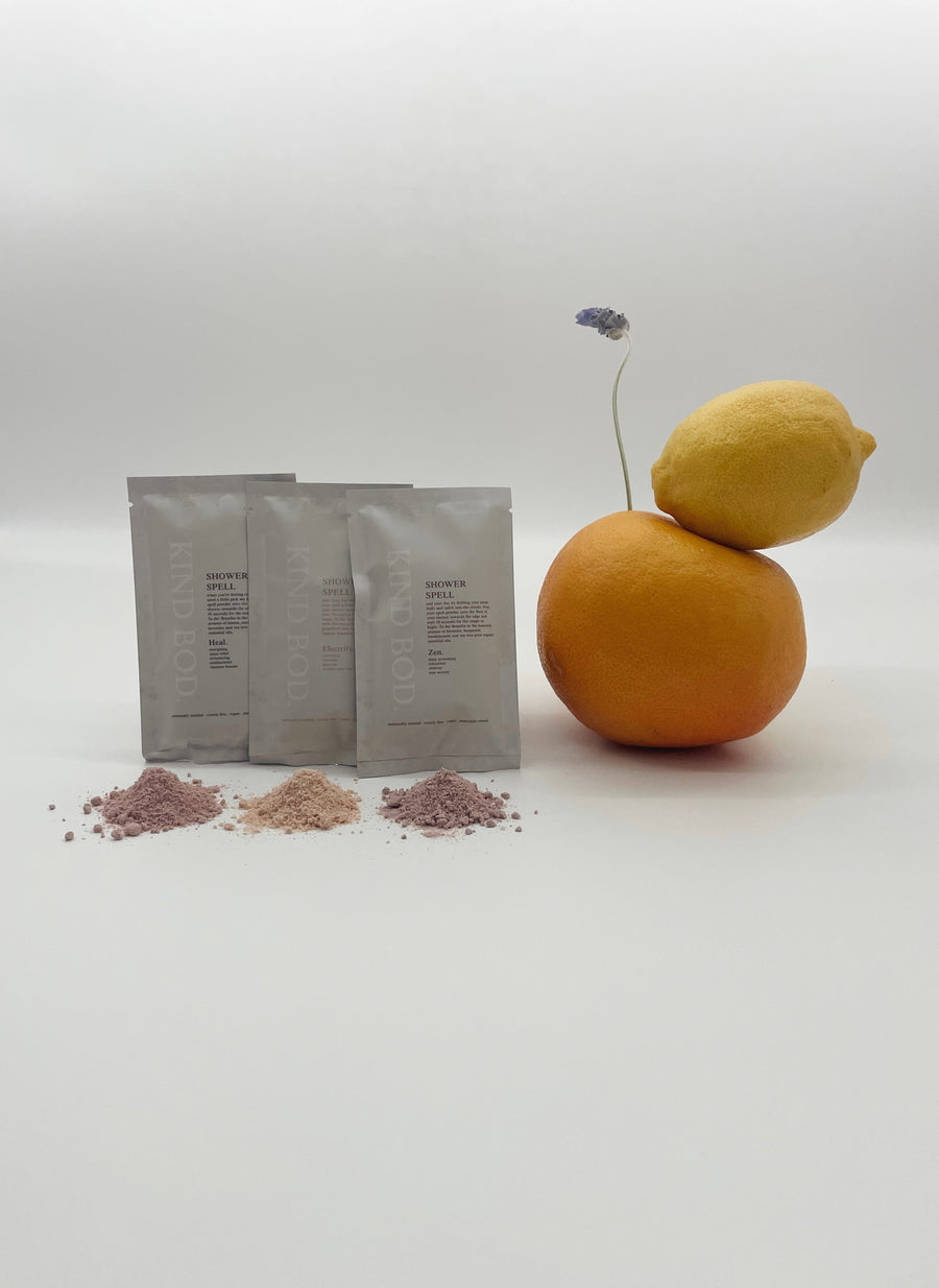 KIND BOD RITUAL TRIO SHOWER SPELL SET HEAL - ZEN - ELECTRIFY - STUDIO JO STORE  