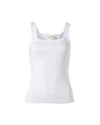 Thumbnail for Ceres Life Zaeli Contour Rib Tank White