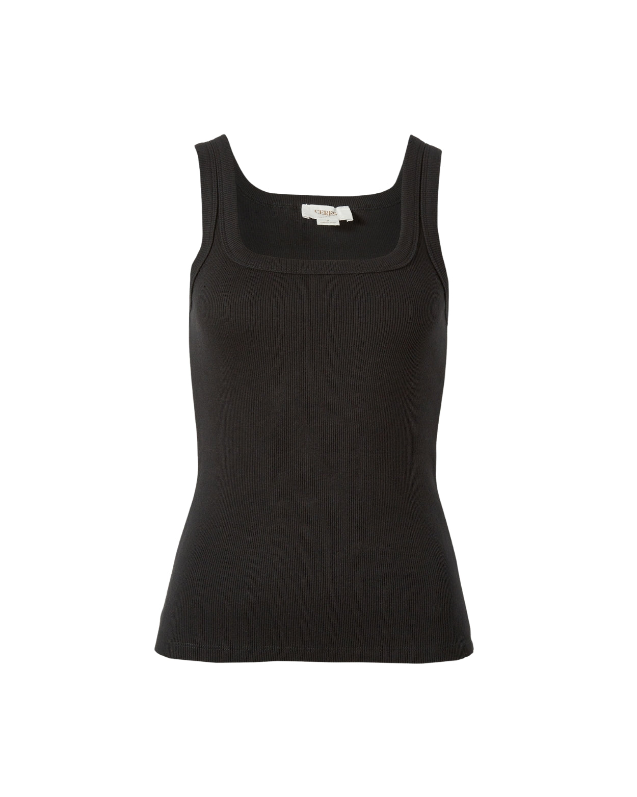 Ceres Life Zaeli Contour Rib Tank Black