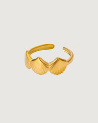 Thumbnail for OCEAN MUSE 3 SHELL RING 18K GOLD - STUDIO JO STORE  