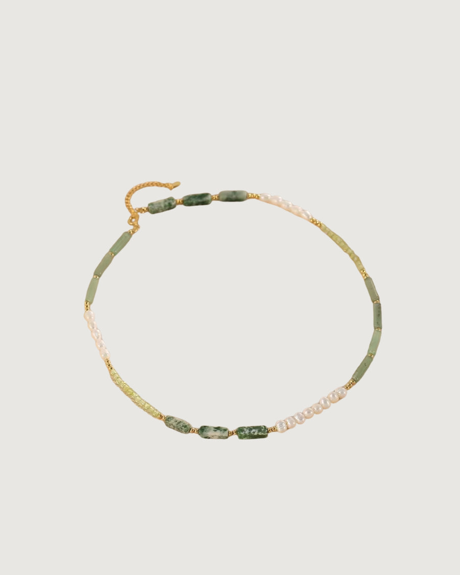 Islara Frequency Necklace – Pearl & Gemstone - STUDIO JO STORE  