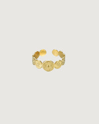 Thumbnail for SUNBEAN OPEN SHELL RING GOLD - STUDIO JO STORE  