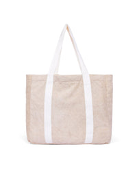 Thumbnail for AVOCADO ZINC - TERRY TOWELLING TOTE SAND - STUDIO JO STORE  