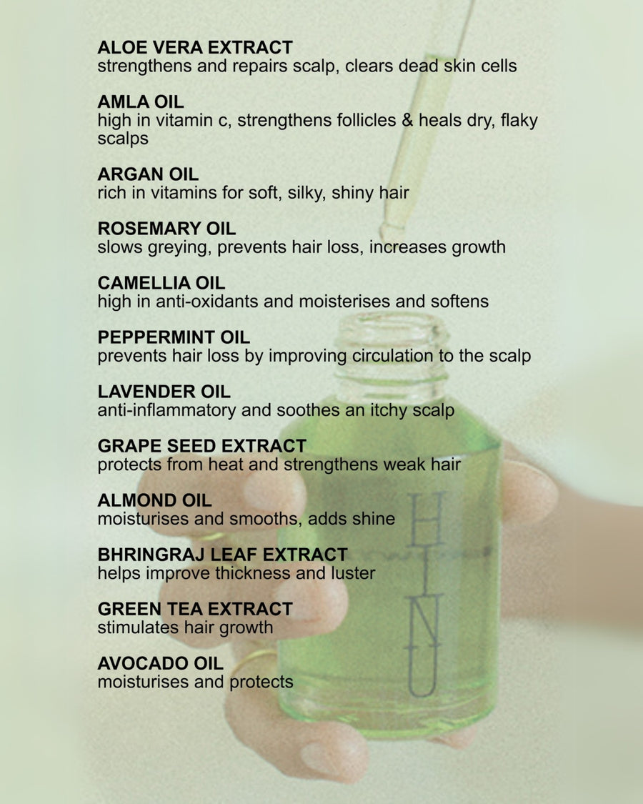 HINU - HAIR GROWTH OIL - STUDIO JO STORE  