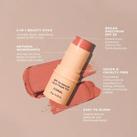 Thumbnail for Avocado Zinc - Spf 50 Natural Lip & Cheek Tint: Rose