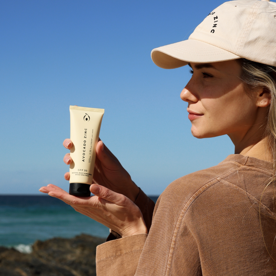 AVOCADO ZINC - SPF 30 NATURAL BODY SUNSCREEN 100ML - STUDIO JO STORE  