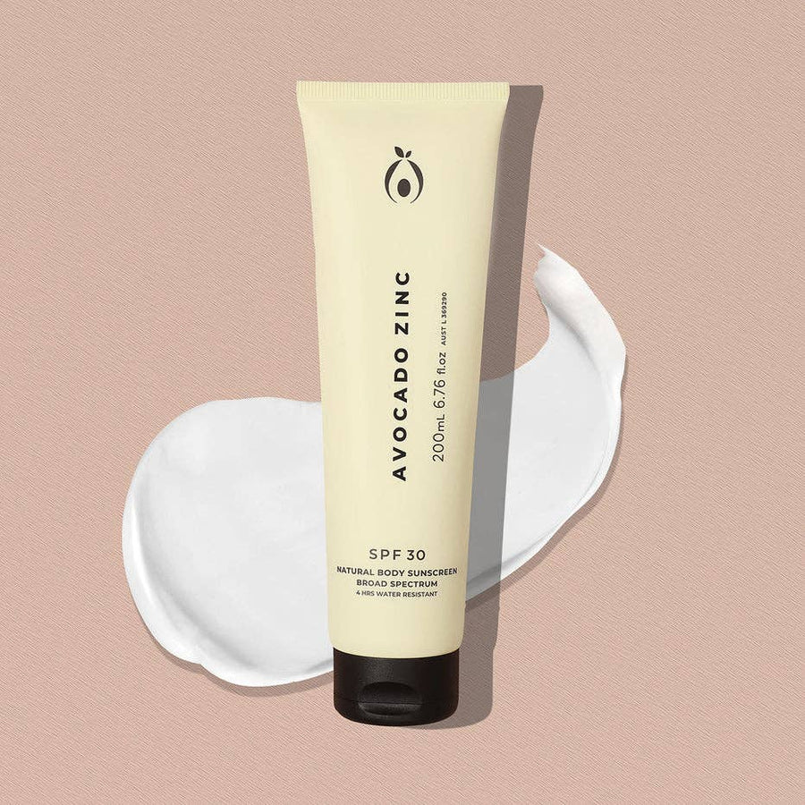 Avocado Zinc - Spf 30 Natural Body Sunscreen 200ml