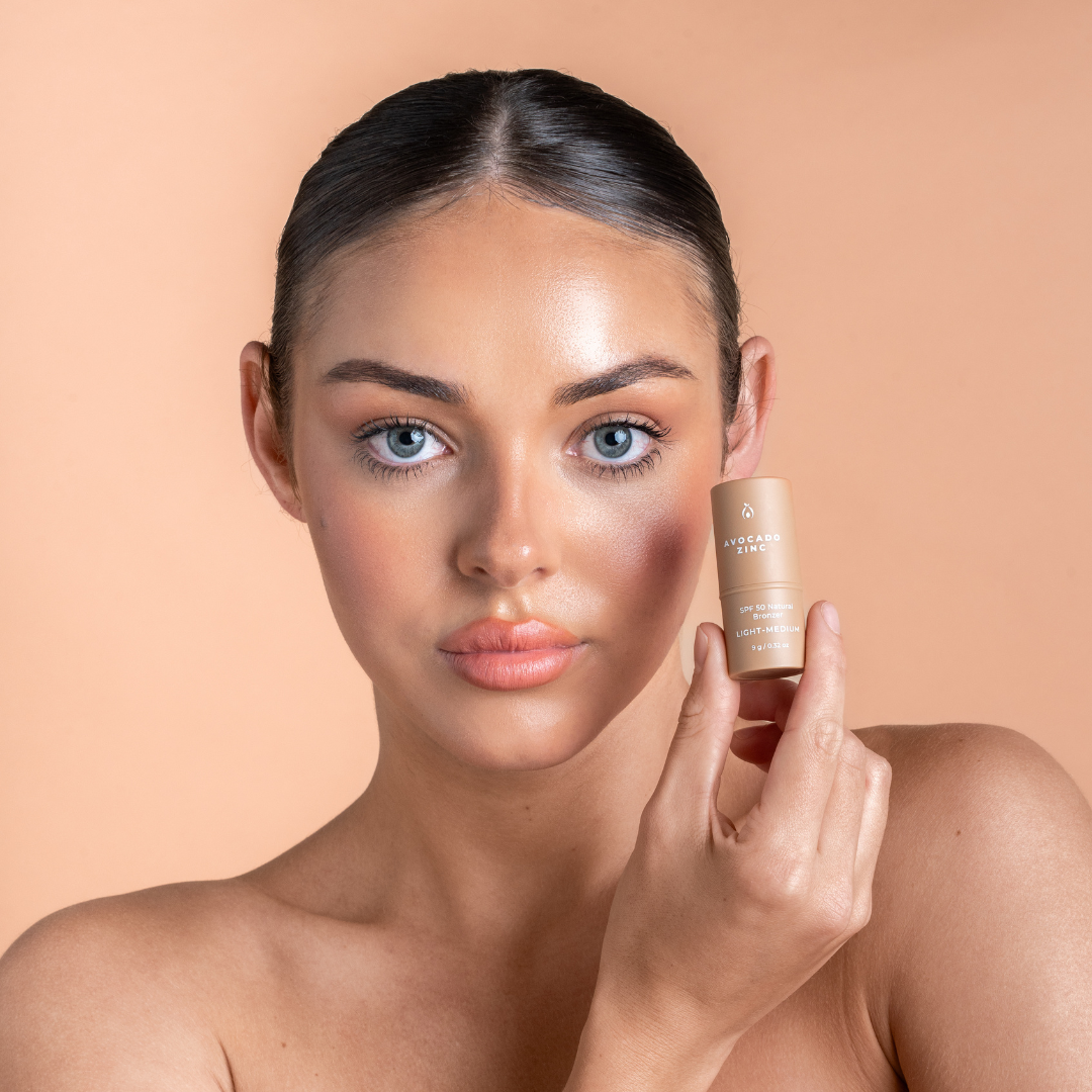 Avocado Zinc - Spf 50 Natural Bronzer: Medium-Dark