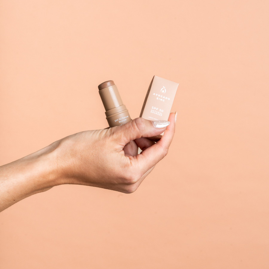 Avocado Zinc - Spf 50 Natural Bronzer: Medium-Dark