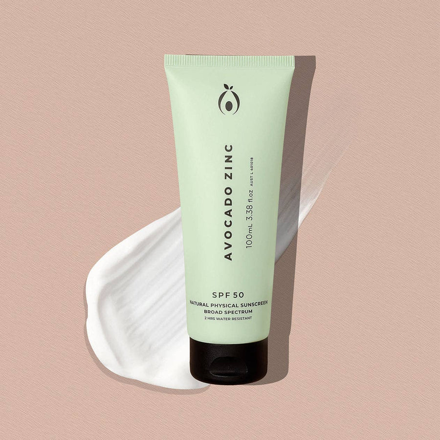 Avocado Zinc - Spf 50 Natural Physical Sunscreen 100ml