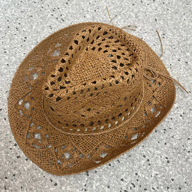 WOVEN COWGIRL HAT - MULTIPLE COLOURS - STUDIO JO STORE  