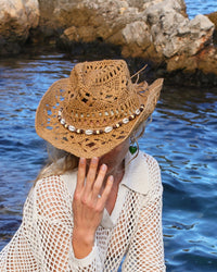 Thumbnail for WOVEN COWGIRL HAT - MULTIPLE COLOURS